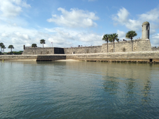 Waterside view of the Castillo de San Marcos