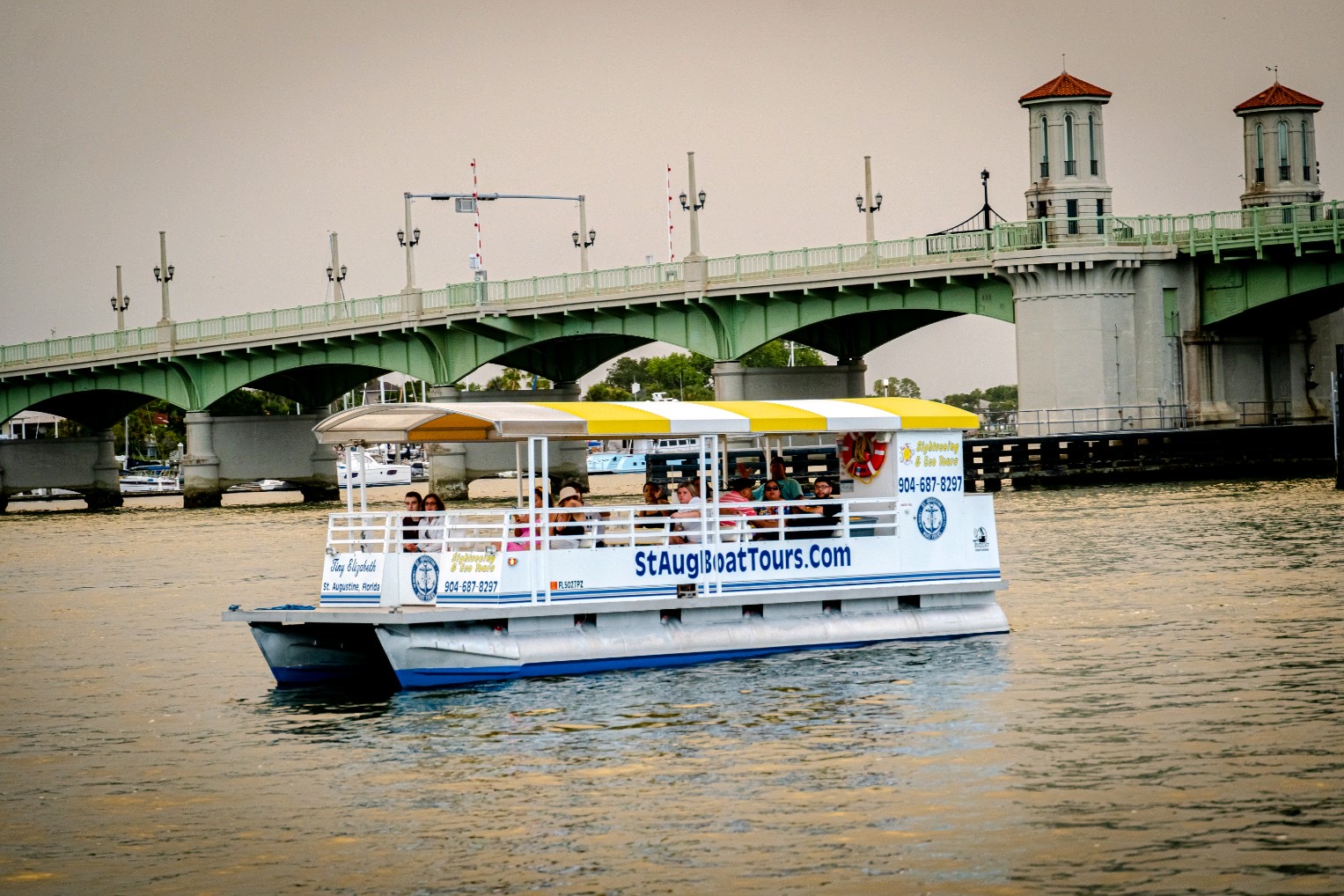 St. Augustine Boat Tours Sunset Cruise & Dolphin Watching